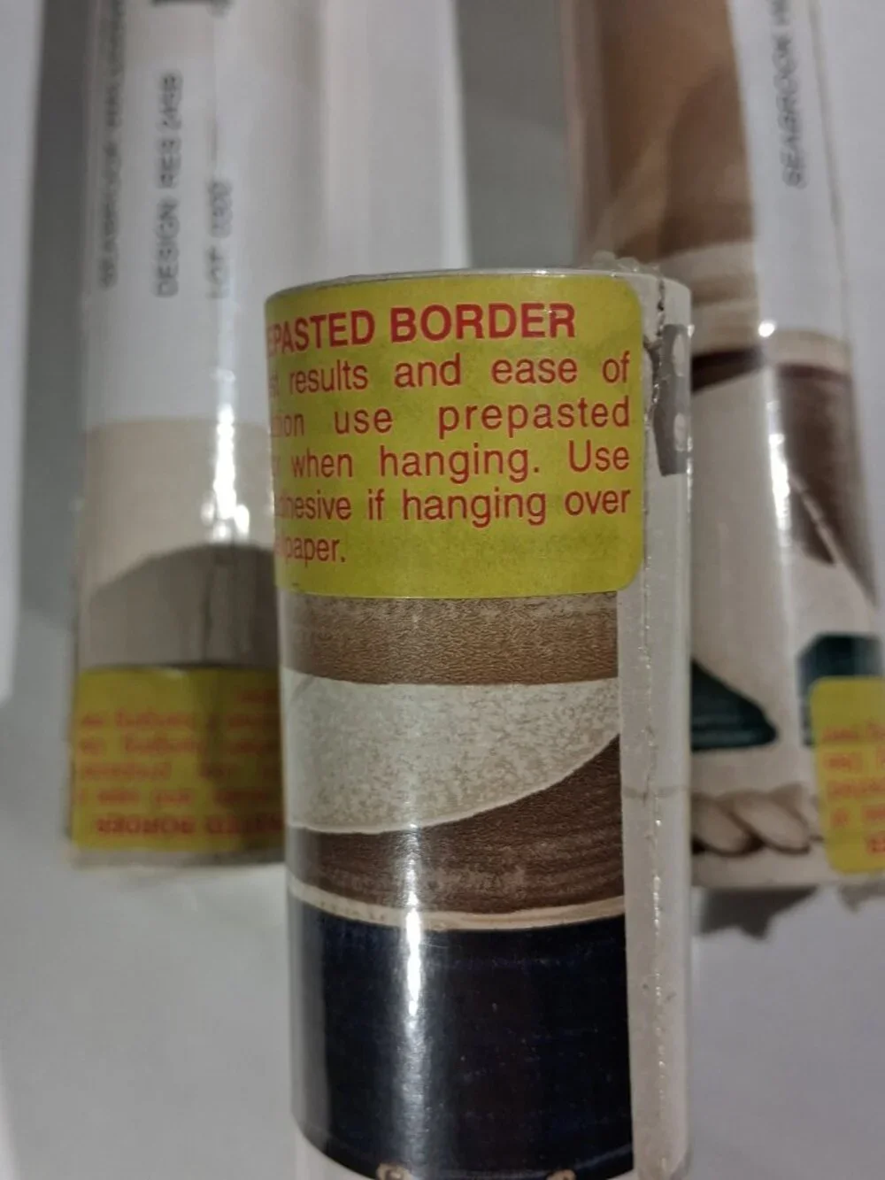 SEABROOK WALLCOVERINGS Border SAILBOATS RES 245B LOT 0300 3 Rolls 5 yds each NEW